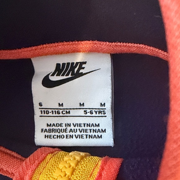 Nike Youth Navy and Orange Tracksuit - Picture 2 of 8